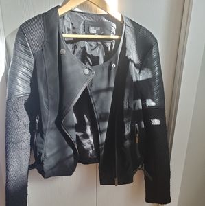 William Rast Jacket with leather details